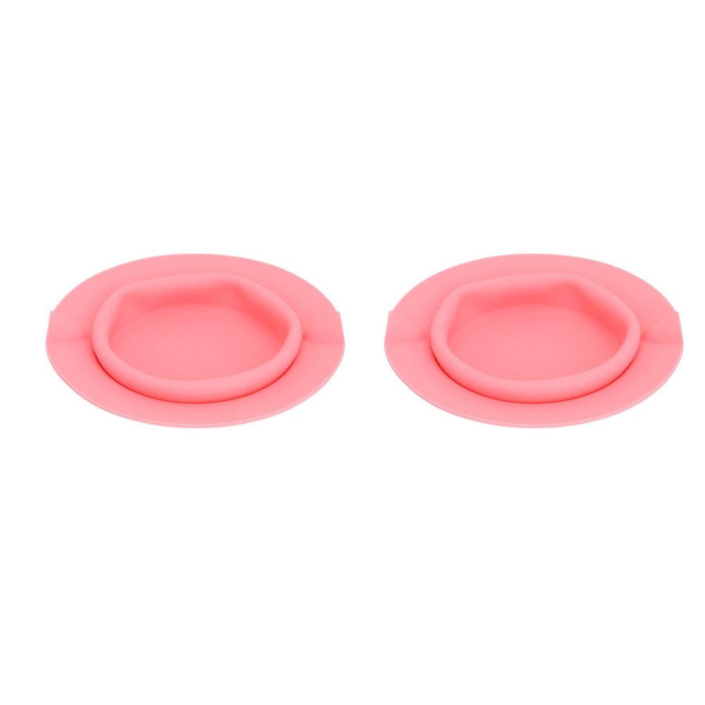 Easy Control, Easy to Clean, Large Capacity Wax Warmer Bowl with Convex Ears Design - Soft Silicone Material, Suitable Removal on Face, Armpits, Legs (Pink)