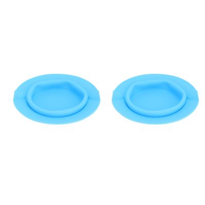 Easy Control, Easy to Clean, Large Capacity Wax Warmer Bowl with Convex Ears Design - Soft Silicone Material, Suitable for Hair Removal on Face, Armpits, Legs (Blue)