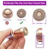 4 pcs Hair Remover Replacement Heads Blades For Flawless Gen 2 Finishing Touch Facial Clean Hair Removal view 3