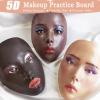 Banugo Makeup Mannequin Face - Silicone Head with Makeup Kit, Brushes & Bag for Practicing Skills or Gifts view 4