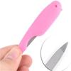 1Pc Pink Guoshang Folding Pocket Size Nail File,Double Sided Nail Files,Stainless Steel Nail Buffers,for Travel Pedicures Manicures,Nail Files and Buffers Tools and Accessories view 2