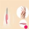 1Pc Pink Guoshang Folding Pocket Size Nail File,Double Sided Nail Files,Stainless Steel Nail Buffers,for Travel Pedicures Manicures,Nail Files and Buffers Tools and Accessories view 4