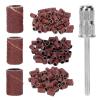 210 Pieces Sanding Bands Nail Drill Bits Sanding Rings Bands, Nail Drill Shaft Files Nails Cuticle Polishing Bands Nail Art Sanding Bands, Manicure Nail Sanders view 1