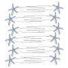Ipetboom Unique Sea Star Rhinestone Hair Pins 12pcs Set Hair Decorations for Wedding Bridal and Special Occasions view 1