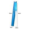 cdar Compact Nail File Nail File Faux Crystal Glass Non-porous Durable Reusable Colorful Design Manicure File for Healthy Nails Non-porous Nail File Blue view 4
