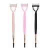 cdar Charming Eyebrows Tool 3pcs Eyelash Separator Comb Defined Lashes Brows Anti-rust Styling Dual-headed Eyebrow Brush Set Mascara 3pcs view 1