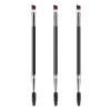 cdar Nylon Bristles Eyebrow Brush 3pcs Double-headed Set Spiral Bevel Eye Makeup Plastic Handle Eyelash Professional Comb Tool Naturally Separated A view 1