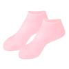 cdar Beach Protective Socks Repair Cracked Heels Toes Cuticles 1 Pair Silicone Moisturizing Reusable Soft Smooth Skin Foot Spa Pedicure for Dry Pink view 1