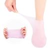 cdar Beach Protective Socks Repair Cracked Heels Toes Cuticles 1 Pair Silicone Moisturizing Reusable Soft Smooth Skin Foot Spa Pedicure for Dry Pink view 4