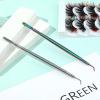 2 in 1 Eyelash Lift Perm Tool, 2 PCS Dual-End Stainless Steel Lash Separator Tool Professional Reusable Metal Lash Lift Rods with Comb for Eyelash Eyebrow Perming Tinting Curling Extensions Supplies view 3