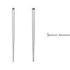 BodyAce 14G 16G 18G 20G Piercing Taper, Stainless Steel Threadless Insertion Pin Screw On Assistant Tool, Curved Body Piercing Stretching Kit for Ear/Nose/Navel/Lip/Eyebrow [Hollow Bar] view 1