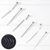 BodyAce 14G 16G 18G 20G Piercing Taper, Stainless Steel Threadless Insertion Pin Screw On Assistant Tool, Curved Body Piercing Stretching Kit for Ear/Nose/Navel/Lip/Eyebrow [Internal Thread] view 4