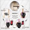7 Pieces Automatic Braider Set, Includes Electronic Tool Machine, Braid Maker Twister with Rat Tail Comb and Crocodile Clips for Styling (Rose Red) view 3