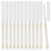 12Pcs White Eyeliner Pencils Professional Use as Highlighter,Lip Line Pen Long-lasting Nice Color Eye Brow Gel Pen Makeup Brow Tint Pencils Beauty Makeup Tools view 1