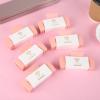 12pcs Bridesmaid Proposal Gifts 4.1inch square Bachelorette Claw Clips Sunglasses set of 12 women Trendy Cute Hair Clips for Wedding Party Favors(White&Pink 12pcs) view 4