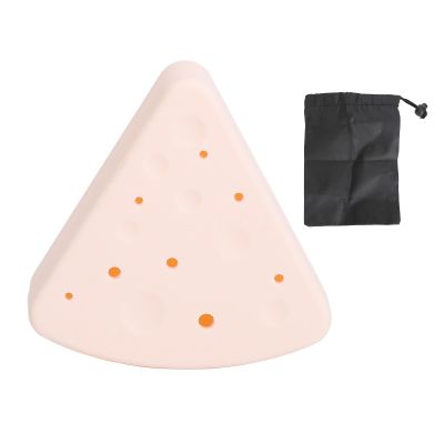 JUOPZKENN Triangle Powder Puff Case, Dustproof Silicone Beauty Makeup Sponge Holder,Keep Cleanse, Hollow Out, Travel Use, Excellent Silicone