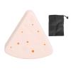 JUOPZKENN Triangle Powder Puff Case, Dustproof Silicone Beauty Makeup Sponge Holder,Keep Cleanse, Hollow Out, Travel Use, Excellent Silicone view 1