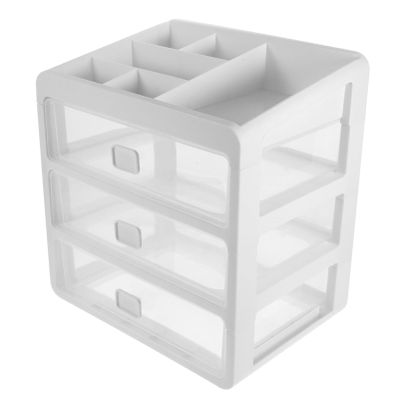 ABOOFAN Drawer Desktop Storage Bin Unit Small Plastic Drawers Organizer Mini Storage Bin Container Organizer for Kitchen, Pantry, Desk Document