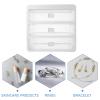 ABOOFAN Drawer Desktop Storage Bin Unit Small Plastic Drawers Organizer Mini Storage Bin Container Organizer for Kitchen, Pantry, Desk Document view 3