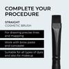 Straight Cosmetic Brush BRONSUN, 1 pc. Professional Brush For Eyebrow Tinting and Makeup view 3