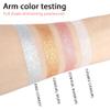 AMY'S DIARY 4 Colors Shany Highlight Eyeshadow Palette Cosmetics, Shimmer Eye shadow Palette, Cruelty-Free and Vegan Formula, Glitter Shimmer Eyeshadow for Professional Makeup Kit(12#) view 3