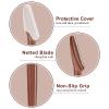 12 Pcs Brown Eyebrow Razors, Face Razors Multipurpose, Exfoliating Dermaplaning Tools, Eyebrow Trimmers Shaver with Protective Cover, Facial Hair Removal for Women Men Body Use view 4