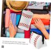 HONMEET Baseball Pattern Travel Toiletry Bag Waterproof Makeup Storage Pouch for Outdoor Activities Portable Cosmetic Organizer for Women view 3