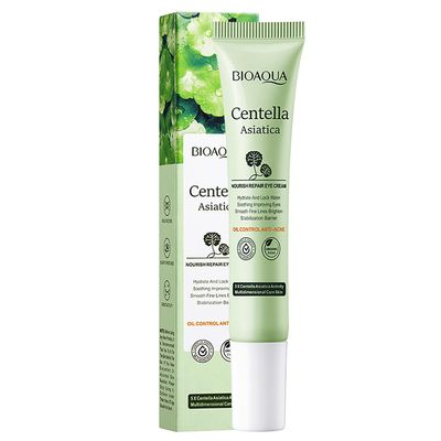 BIOAQUA Centella Asiatica Nourish Repair Eye Cream Soothing Oil Control Anti-Acne 20g / 0.7oz