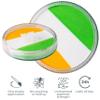 Blue Squid Face Paint Water Based Single Cake Professional Face & Body Paint - Water Activated, Kids Adults Face Painting for Costume, Halloween Makeup, Cosplay - Green, White, & Orange Face Paint 30g view 2