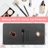 Makeup Mat for Vanity - Waterproof | Oil-Proof | Dust-Resistant | Soft and Comfortable Desk Protection, Ideal for Makeup Tables and Workbenches (15.7"X31.5", Black) view 2