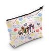 LEVLO Queen Cosmetic Makeup Bag Musical Theater Lover Gift Six Queen Musical Makeup Zipper Pouch Bag (Six Queen Full Bag) view 1