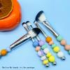 10Pieces Beadable Makeup Brushes Diy Makeup Comestic Brushes Beaded Brushes Kit for DIY Beaded Eyeshadow Brush (Beadable Makeup Brushes-10pieces=2Sets)-Silver view 4