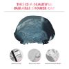 3D Graphics Universe Space Double Layer Waterproof Shower Cap - Women's Lightweight, Portable, Soft, Reusable Bath Accessory view 4