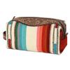 American Darling Toiletry Hand Tooled Saddle Blanket Fabric Genuine Leather Western Women Bag Handbag Purse | for Cute view 1