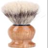 1Pc Brown Badger Hair Men's Shaving Brush Barber Salon Beard Cleaning Comfortable and Environmentally Shaving Brushes,Men's view 1