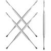 Beaupretty 5pcs Stainless Steel Finger Cuticle Cleaner Fork Pusher Nail Art Tools Manicure Pedicure Tools Dead Skin Remover Removal Tools for Unisex Adult view 1