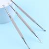 Beaupretty 5pcs Stainless Steel Finger Cuticle Cleaner Fork Pusher Nail Art Tools Manicure Pedicure Tools Dead Skin Remover Removal Tools for Unisex Adult view 2