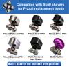 5 Blade Replacement Shaver heads compatible with Skull Shaver for Pitbull Gold PRO/Pitbull Platinum Pro Shaver Heads view 4