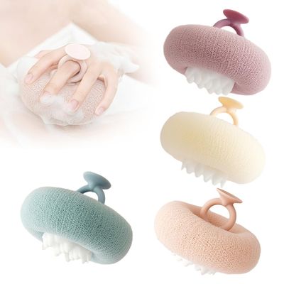 4 PCS Super Soft Sunflower Suction Cup Bath Ball, 2026 New Super Soft Bath Sponge Flower 2-in-1 Sunflower Bath Balls, Soft Exfoliating Bath Sponge Shower Ball Shower Puffs for Body Washing