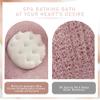 4 PCS Super Soft Sunflower Suction Cup Bath Ball, 2026 New Super Soft Bath Sponge Flower 2-in-1 Sunflower Bath Balls, Soft Exfoliating Bath Sponge Shower Ball Shower Puffs for Body Washing view 4