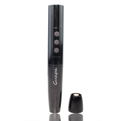 MARLLOGIVA Digital LCD Display Wireless Rotary Tattoo Pen Precision Permanent Makeup Machine for Eyebrows Lips Scalp and Tiny Tattoos (Black Machine)