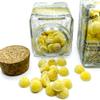 Calendula & Turmeric- Organic.Calm Butter Bits lotion bars-for dry hands in to-go sustainable packaging. Vegan- Organic- No Beeswax- ingredients clean enough to eat! (Medium - 100 Bits in Jar) view 2
