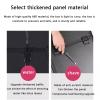 AHDFY Vanity Case Trolley, Portable Makeup Case, LED Lights Professional Cosmetic Organizer Studio, Extendable Trays, Makeup and Makeup Artist Luggage, Black view 3