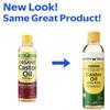4 TOP CARE Cold-Pressed Castor Oil - Unrefined & Hexane-Free, Organic - For Hair and Skin - 8 fl oz view 2