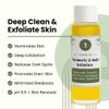 Turmeric and Kojic Acid Infused Exfoliating Pads for Uneven Skin - 100% Natural - Deep Clean, Exfoliate Pores, Smooth Skin, Face & Body, Licorice Root Infused - Travel Friendly - Made in USA (30 Pads) view 2
