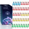 Poseidon 50Pcs Tattoo Cartridge Needles Assorted Mixed Size Round Liner Shader Magnum Curved/Round Mag # 12 Standard 3RL 5RL 7RL 9RL 5RS 7RS 9RS 7RM 9RM 9M1 Disposable Membrane for Tattoo Pen view 1