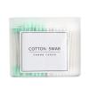 BALERP Disposable Cotton Swabs, Cotton Swabs, Home Boxed Round Head, Pointed Tip, Double Ended Cleaning Sanitary Napkins, Ear Plucking Cotton Swabs view 1