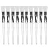 10 Pieces Facial-Mask Brush Face-Mask Applicator Soft Facial Application Brush with Clear Plastic Handle for Skin Care, Body Butter Applicator Tools 17 2 cm/0.60.06 Inch (White) view 1