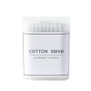 BALERP Disposable Cotton Swabs, Cotton Swabs, Home Boxed Round Head, Pointed Tip, Double Ended Cleaning Sanitary Napkins, Ear Plucking Cotton Swabs view 1