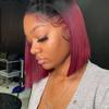 Brazilian Bone Straight Human Hair Wigs - Soft, Flexible, and Durable (8inches - 13x4 Lace Frontal, 2) view 2